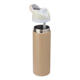 Owala FreeSip 24 fl. oz. Tan BPA Free Muddy Buddy Water Bottle with Spout Lid