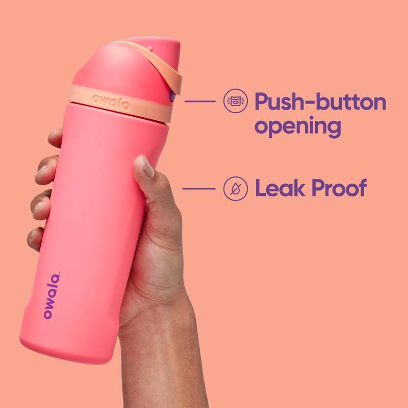 Owala FreeSip 24 fl. oz. Green House BPA Free Water Bottle with Spout Lid