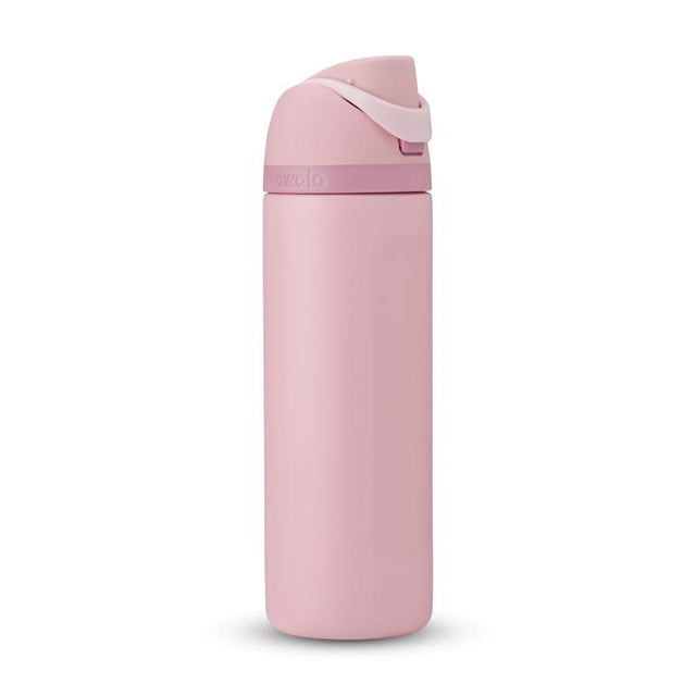 Owala FreeSip 24 fl. oz. Rose Quartz BPA Free Water Bottle with Spout Lid