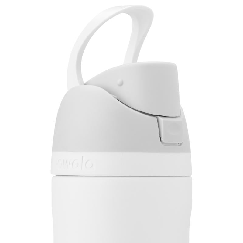 Owala FreeSip 24 fl. oz. Shy Marshmallow BPA Free Water Bottle with Spout Lid