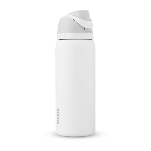 Owala FreeSip 32 fl. oz. Shy Marshmallow BPA Free Water Bottle with Spout Lid