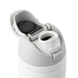 Owala FreeSip 40 fl. oz. Shy Marshmallow BPA Free Water Bottle with Spout Lid