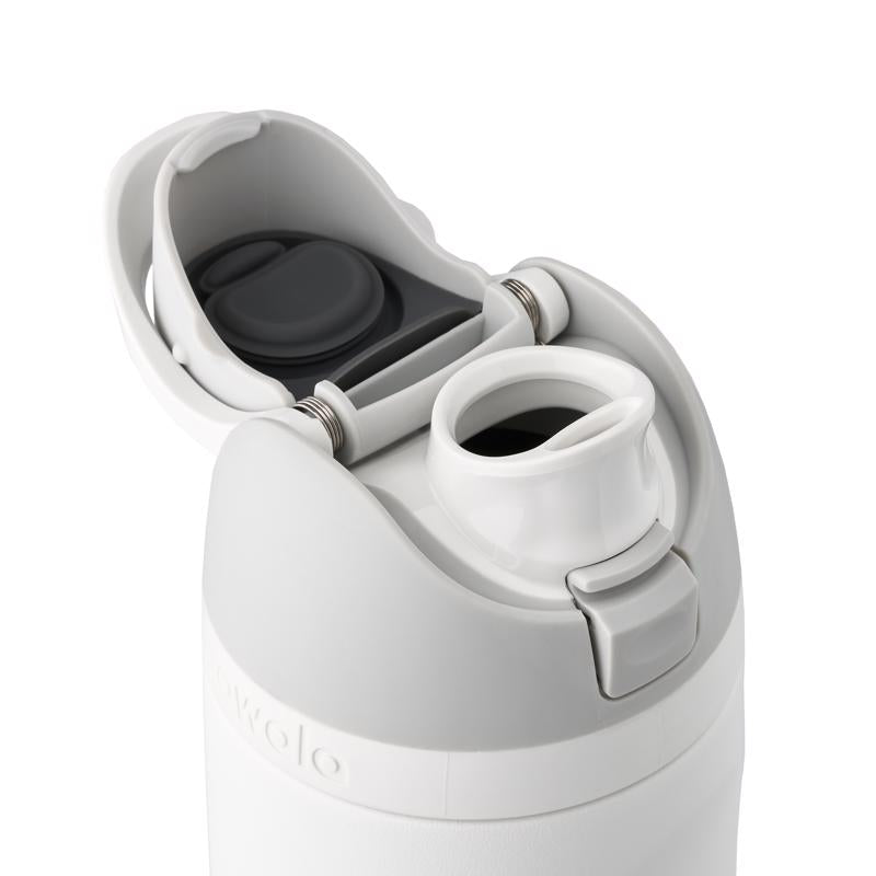 Owala FreeSip 40 fl. oz. Shy Marshmallow BPA Free Water Bottle with Spout Lid