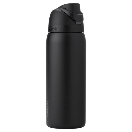 Owala FreeSip Insulated Stainless Steel Water Bottle with Straw, BPA-Free Sports Water Bottle, Great for Travel, 40 Oz, Very, Very Dark