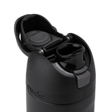 Owala FreeSip Insulated Stainless Steel Water Bottle with Straw, BPA-Free Sports Water Bottle, Great for Travel, 40 Oz, Very, Very Dark