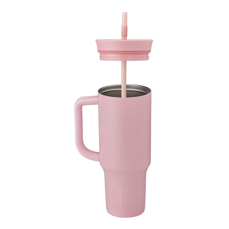 Owala 40 oz Rose Quartz BPA Free Insulated Straw Tumbler