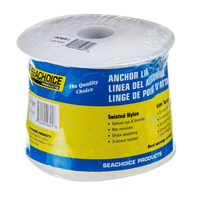 ANCHR RP PP WHT 3/8"