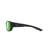Maui Jim Local Kine Men's Sunglasses Sunglasses Black/Tran Green/Lt Trans Grey Frame Black/Tran Gree