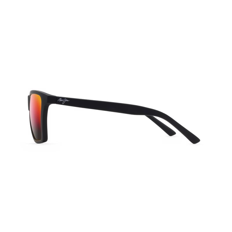 Maui Jim Cruzem Unisex Sunglasses Sunglasses Matte Black Frame Matte Black Frame Unisex Hawaii Lava
