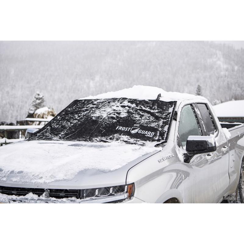 FrostGuard Plus Black Winter Windshield Cover 1 pk