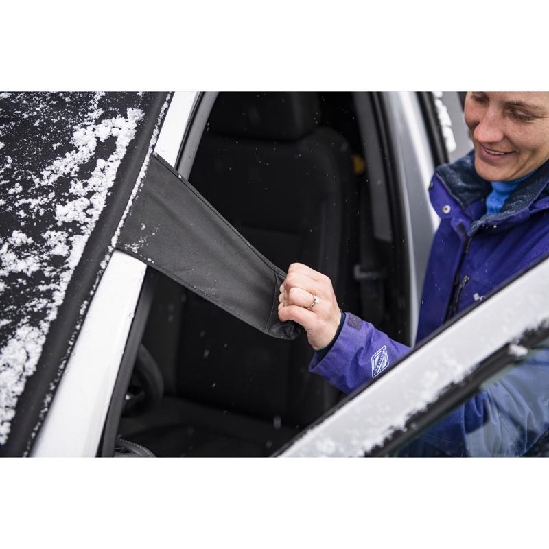 FrostGuard Plus Black Winter Windshield Cover 1 pk