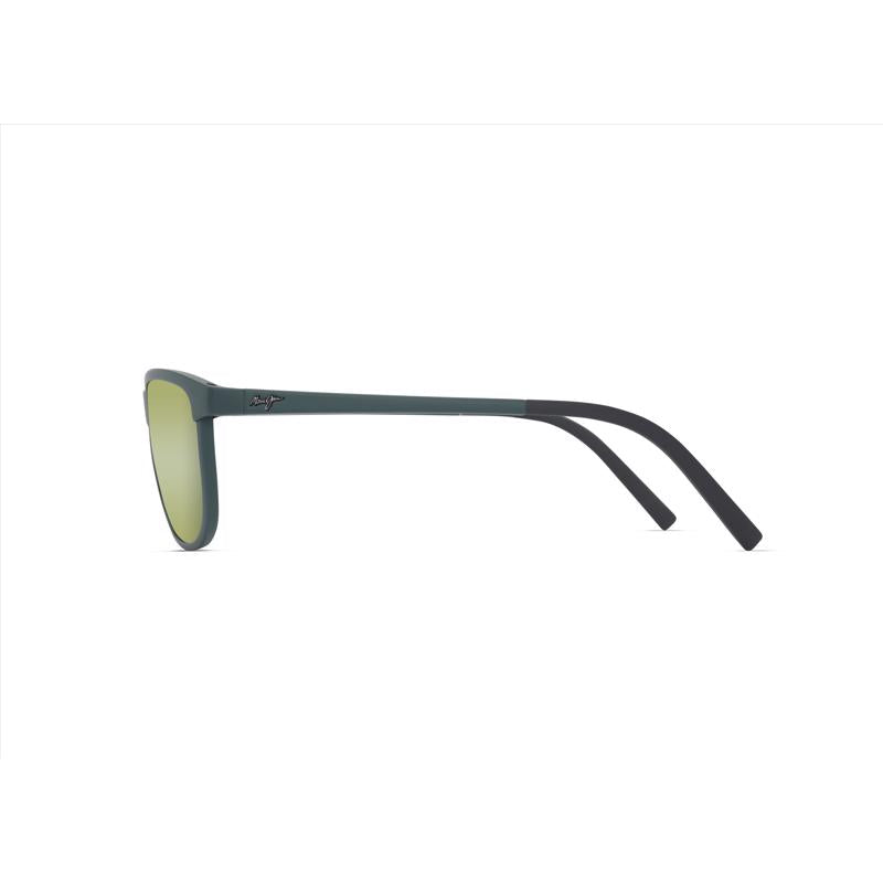 Maui Jim Lele Kawa Unisex Matte Dark Military Green Frame Maui HT Lens Polarized Sunglasses