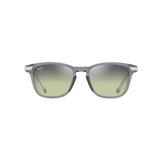 Maui Jim ManaOlana Unisex Shiny Trans Grey w/Silver Frame Maui HT Lens Polarized Sunglasses