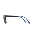 Maui Jim Makamae Unisex Sunglasses Sunglasses Matte Blue Frame Matte Blue Frame Unisex Neutral Grey