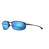 Maui Jim Ho'okipa Unisex Smoke Gray Frame Blue Hawaii Lens Polarized Sunglasses