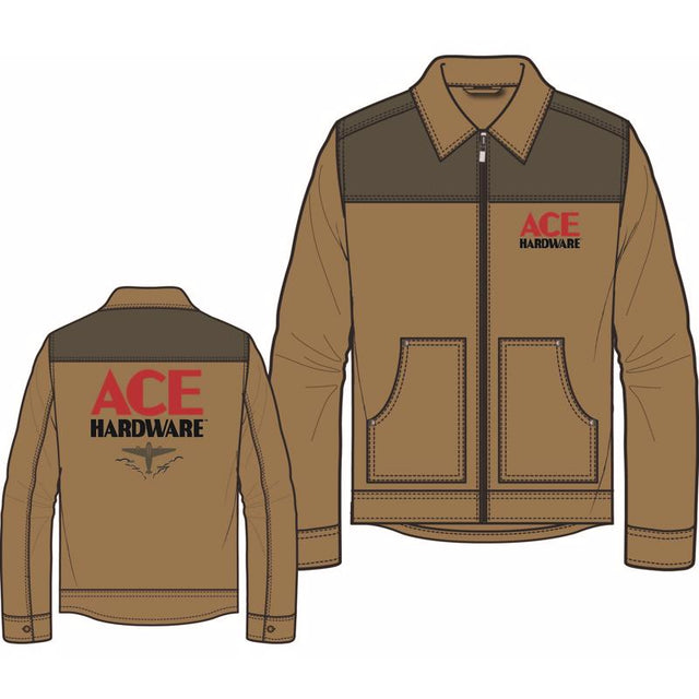 Ace Vintage Threads S Long Sleeve Unisex Olive-Night, Whiskey Jacket Top