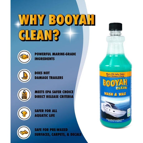 Booyah Boat Wash and Wax Liquid 1 qt