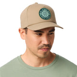 Yeti Bear Snapback Hat Taupe One Size Fits Most