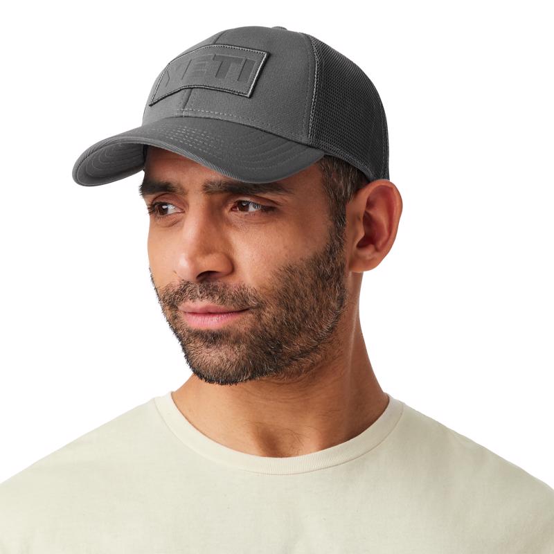 Yeti Core Trucker Hat Gray One Size Fits Most