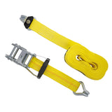 Keeper 2 in. W X 27 ft. L Yellow Ratchet Tie Down Strap 3333 lb 1 pk