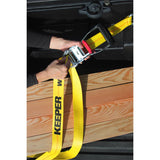 Keeper KwikFeed 2 in. W X 27 ft. L Yellow Ratchet Tie Down 3333 lb 1 pk