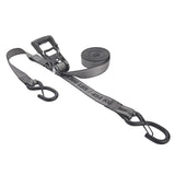 Keeper KwikFeed 1.25 in. W X 16 ft. L Gray Ratchet Tie Down 1000 lb 2 pk