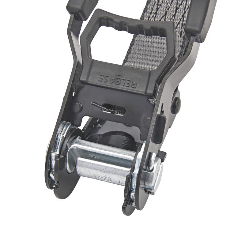 Keeper KwikFeed 1.25 in. W X 16 ft. L Gray Ratchet Tie Down 1000 lb 2 pk