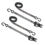 Keeper KwikFeed 1.25 in. W X 16 ft. L Gray Ratchet Tie Down 1000 lb 2 pk