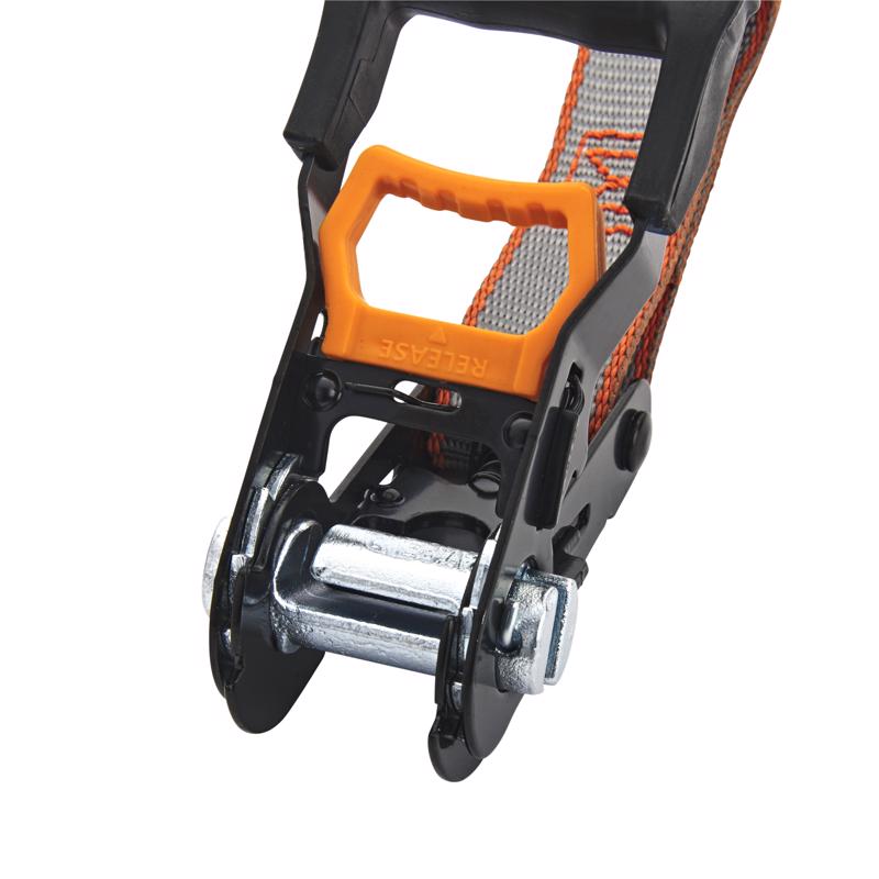 Keeper KwikFeed 1 in. W X 12 ft. L Gray Ratchet Tie Down 500 lb 2 pk