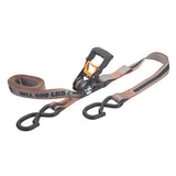 Keeper KwikFeed 1 in. W X 12 ft. L Gray Ratchet Tie Down 500 lb 2 pk