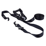 Keeper Extreme Webbing 1.25 in. W X 16 ft. L Black Ratchet Tie Down 1000 lb 2 pk