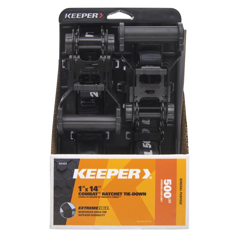 RTC TIE DWN BK 500# 2PK