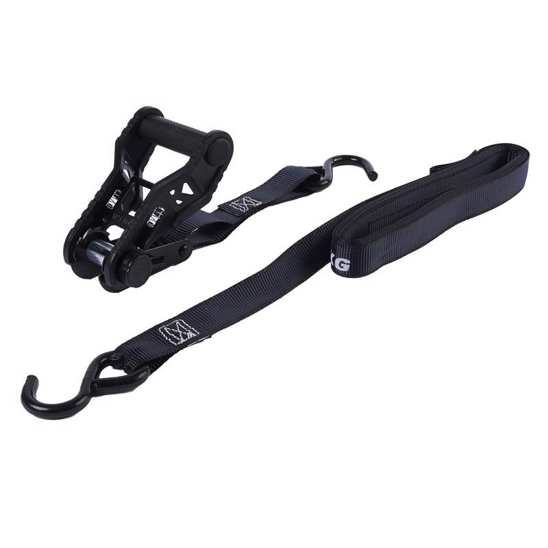 Keeper Extreme Webbing 1 in. W X 14 ft. L Black Ratchet Tie Down 500 lb 2 pk