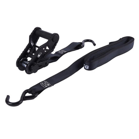 Keeper Extreme Webbing 1 in. W X 14 ft. L Black Ratchet Tie Down 500 lb 2 pk