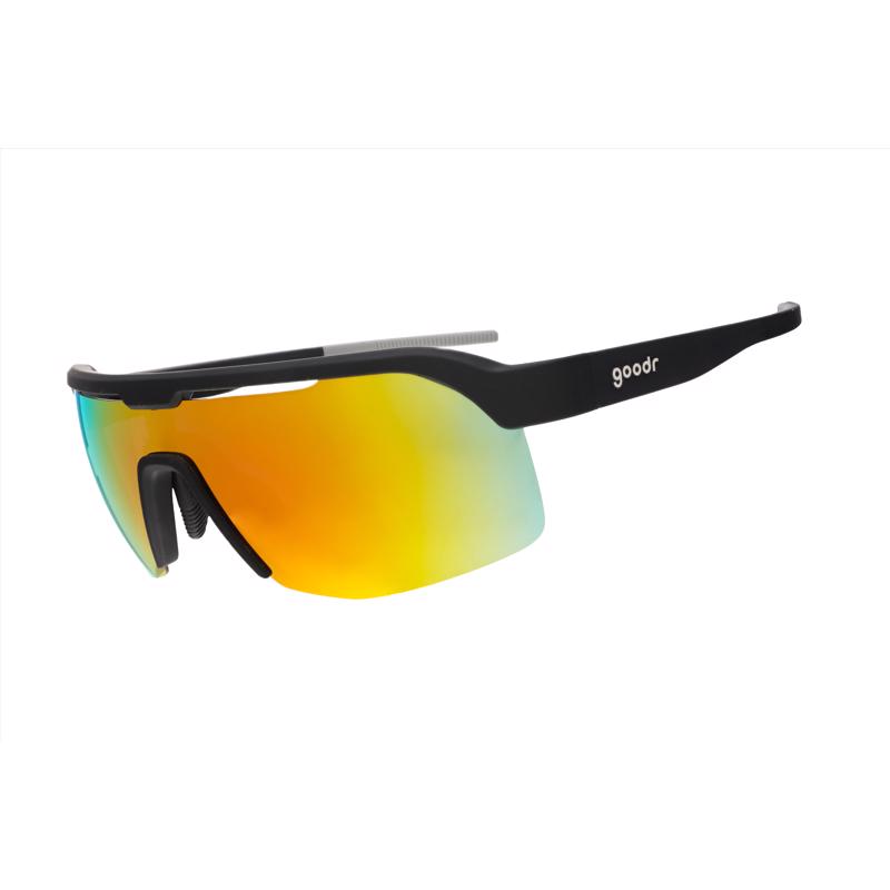 goodr Unisex Sunglasses Sunglasses Black Frame Black Frame Unisex Orange Lens Black Frame Unisex Pol