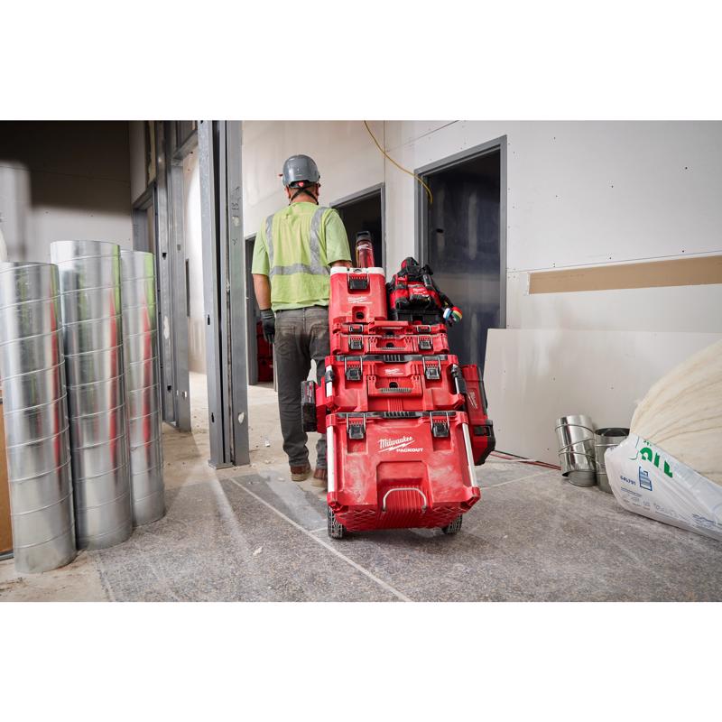 Milwaukee Packout 34 oz Red BPA Free Bottle with Chug Cap