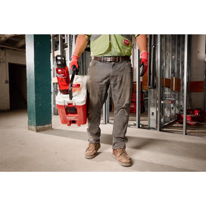 Milwaukee Packout 48 oz Red BPA Free Bottle with Chug Cap