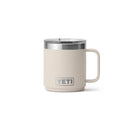 YETI Rambler 10 oz Cape Taupe BPA Free Ceramic Lined Stackable Mug with MagSlider Lid