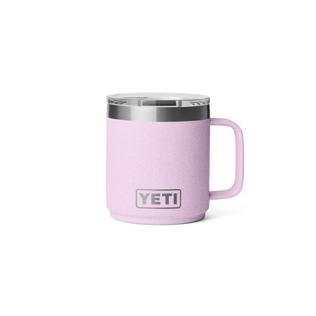 YETI Rambler 10 oz Cherry Blossom BPA Free Ceramic Lined Stackable Mug with MagSlider Lid