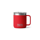 YETI Rambler 10 oz Rescue Red BPA Free Ceramic Lined Stackable Mug with MagSlider Lid