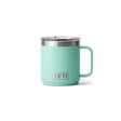 YETI Rambler 10 oz Seafoam BPA Free Ceramic Lined Stackable Mug with MagSlider Lid