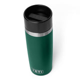 YETI Rambler 16 oz Black Forest Green BPA Free Travel Bottle