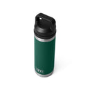 YETI Rambler 18 oz Black Forest Green BPA Free Bottle with Chug Cap