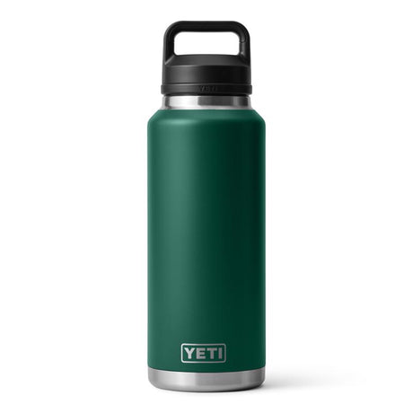YETI Rambler 46 oz Black Forest Green BPA Free Bottle with Chug Cap