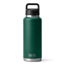 YETI Rambler 46 oz Black Forest Green BPA Free Bottle with Chug Cap