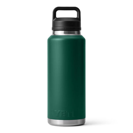 YETI Rambler 46 oz Black Forest Green BPA Free Bottle with Chug Cap