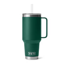 YETI Rambler 42 oz Black Forest Green BPA Free Straw Mug