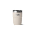 YETI Rambler 8 oz Cape Taupe BPA Free Ceramic Lined Stackable Tumbler with MagSlider Lid