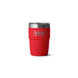 YETI Rambler 8 oz Rescue Red BPA Free Ceramic Lined Stackable Tumbler with MagSlider Lid
