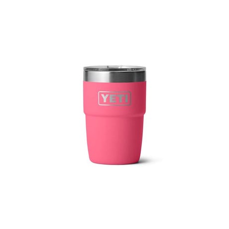 YETI Rambler 8 oz Tropical Pink BPA Free Ceramic Lined Stackable Tumbler with MagSlider Lid